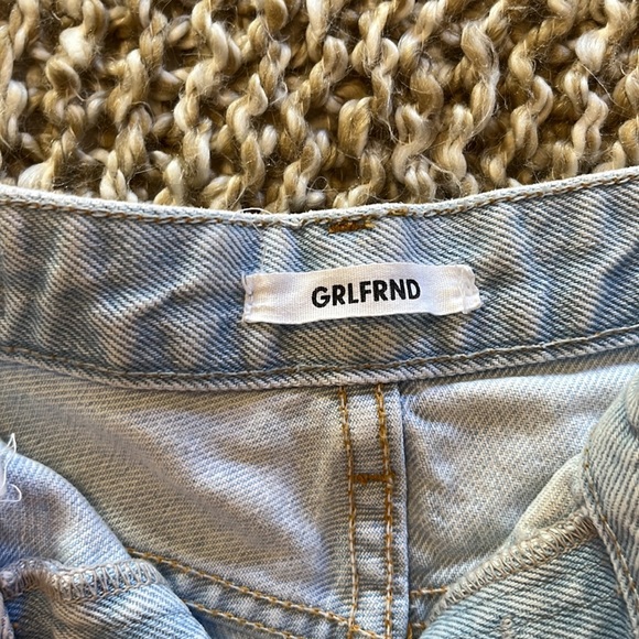 Grlfrnd denim shorts size 27 - Picture 2 of 3
